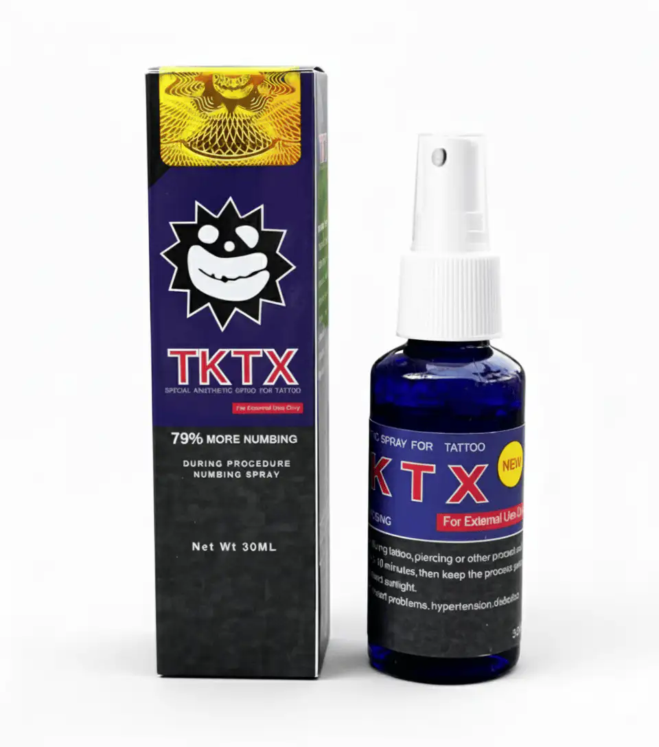 ✅ TKTX ANESTHETIC SPRAY 30 ml DURING TATTOOS | MICROBLADING | PERMANENT MAKEUP🤩